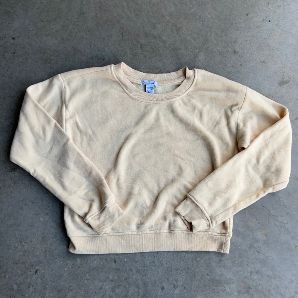 Yellow Love Streak Crewneck